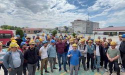 Edirne'de madencilik işçileri maaş ve tazminat iddiasıyla greve çıktı