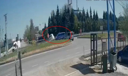 Lüleburgaz'da jandarma aracıyla çarpışan panelvan takla attı: 1 yaralı