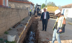 İnece’de Yer Altı Elektrik Çalışmaları Sürüyor