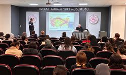 Evlad-ı Fatihan Kız Yurdu’nda Afet Farkındalık Eğitimi Verildi