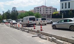 Kırklareli Eriklice Caddesi'nde Orta Refüj Çalışması Başlatıldı