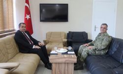 Tuğgeneral Yıldızhan’dan Kaymakam Balaban’a Ziyaret