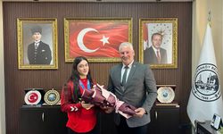 Avrupa Şampiyonu Tezcan’dan Başkan Hoşgör’e Ziyaret