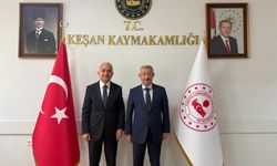Vali Turan’dan Keşan Kaymakamı Mercan’a Ziyaret