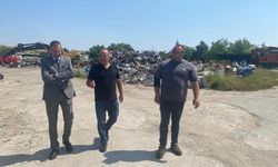 Kaymakam Özderin’den Ahmet Eroğlu’nun İş Yerine Ziyaret