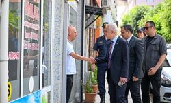 Vali Turan Vize’de Esnaf ve Vatandaşlarla Buluştu