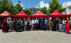Evrensekiz’de El Sanatları Sergisi Açıldı