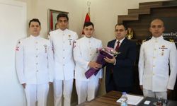 Sahil Güvenlik Heyetinden Kaymakam Balaban’a Ziyaret