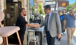 Başkan Özalp’ten Çarşı Esnafına Ziyaret