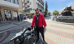 Filistin için pedal çeviriyor: Berlin’den Tokyo’ya uzanan yolculuk Edirne’den geçti