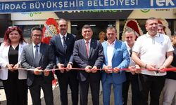 Tek market Muratlı'da hizmete açıldı