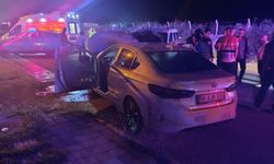 Tekirdağ'da otomobil ile kamyonet çarpıştı: 4 yaralı