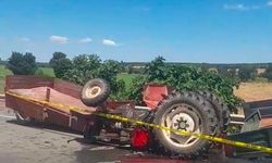 Kırklareli'nde tırın çarptığı traktörün sürücüsü hayatını kaybetti