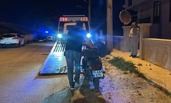 Alkollü sürücünün kullandığı motosiklet, otomobille ile çarpıştı