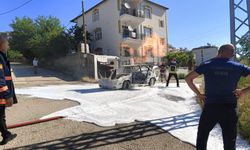 Elazığ'da yanan araç küle döndü