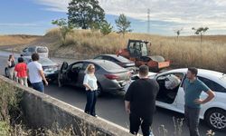 Tekirdağ'da 500 metre arayla iki zincirleme kaza