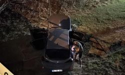 Navigasyon yanlış yolu gösterdi, dereye uçtu: 1 yaralı