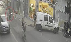 Tekirdağ'da ön teker şovu kazayla bitti, yaya ezilmekten son anda kurtuldu: Korkunç anlar kamerada