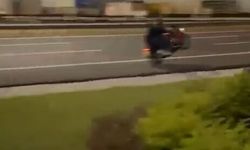 Akrobatik hareketlerle motosiklet kullanan sürücü ve araç sahibine 48 bin 719 lira ceza