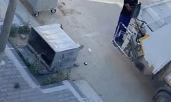 Edirne’de devrilen çöp konteyneri günlerdir kaldırılmadı