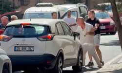 Çorlu'da yol verme kavgası kamerada
