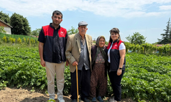 97 Yaşındaki Üreticiye Anlamlı Ziyaret