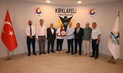 Kırklareli TSO'da RUBAFED Heyeti Ağırlandı