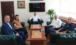 Kurum Müdürlerinden Kaymakam Özderin’e Ziyaret