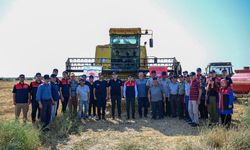 Vali Turan Buğday Hasadında Üreticilerle Buluştu