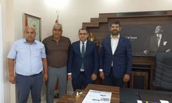 Kaymakam Balaban Konuklarını Makamında Ağırladı