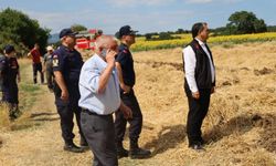 Kaymakam Balaban Yangın Bölgesinde İncelemelerde Bulundu