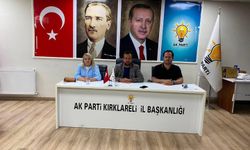 AK Parti Kırklareli İl Yönetimi Haftalık Toplantısını Yaptı