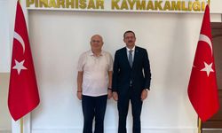 Kaymakam Özderin’e Nezaket Ziyareti