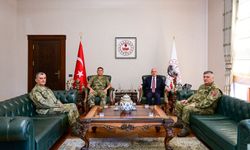 Orgeneral Ersay'dan Vali Turan'a Ziyaret