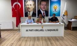 AK Parti Kırklareli İl Yönetimi Haftalık Toplantıda Buluştu