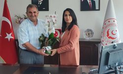 Başkan Arı'dan İl Müdürü Kumaş'a Hayırlı Olsun Ziyareti