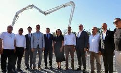 Tekirdağ'da mezarlık ve gasilhane ek hizmet binasının temeli atıldı
