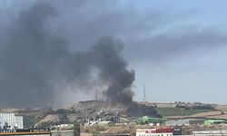 Tekirdağ'da atık tesisinden kara dumanlar yükseldi