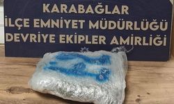 Polisten kaçan motosikletliden 1 kilo 200 gram uyuşturucu çıktı