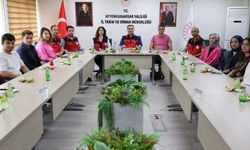 Stajyer öğrencilere kurum tanıtımı yapıldı