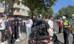 Tekirdağ'da kontrolsüz dönüş kazayla sonuçlandı: O anlar araç kamerasına yansıdı