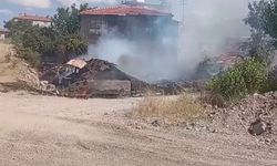 Ankara’da otları temizlemek için yakılan ateş eve sıçradı