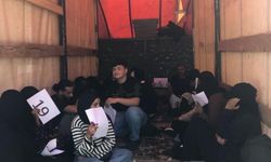 Edirne’de kapalı kasa kamyonette 20 düzensiz göçmen yakalandı