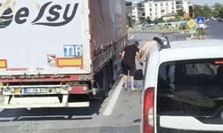 Lüleburgaz’da seyir halindeki tır alev aldı