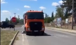 Alpullu'da Ana Arterler Yol Süpürme Aracıyla Temizlendi