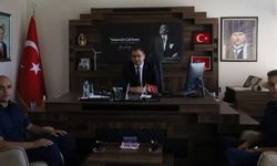 Kaymakam Balaban, Komutan ile Görüştü