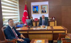 Müftü Özkan'dan Kaymakam Özderin'e Nezaket Ziyareti