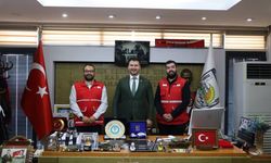 Başkan Yayla Kızılay Yetkililerini Ağırladı
