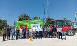 Pınarhisar’da Sezonun İlk Ayçiçeği Hasadı Yapıldı