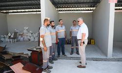 Başkan Gerenli, Atık Getirme Merkezini İnceledi